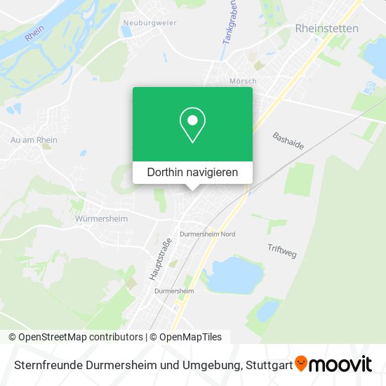 Sternfreunde Durmersheim und Umgebung Karte