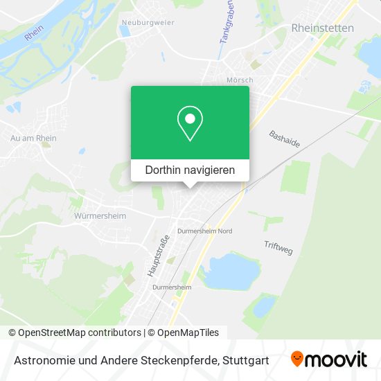 Astronomie und Andere Steckenpferde Karte