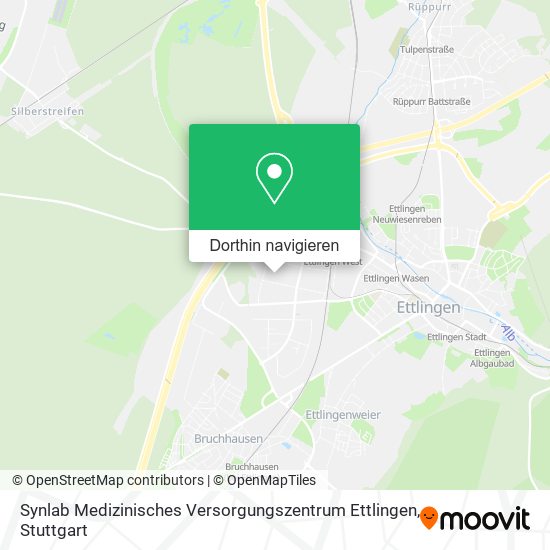 Synlab Medizinisches Versorgungszentrum Ettlingen Karte