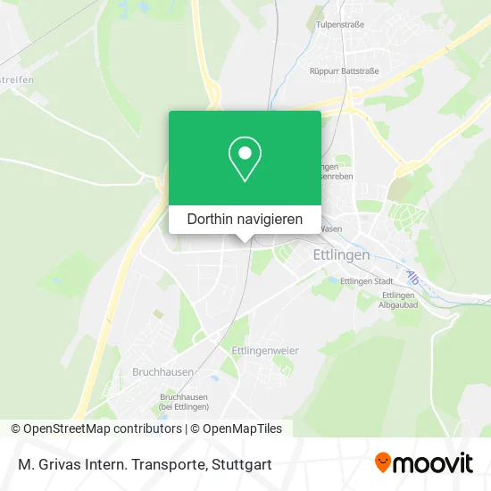 M. Grivas Intern. Transporte Karte