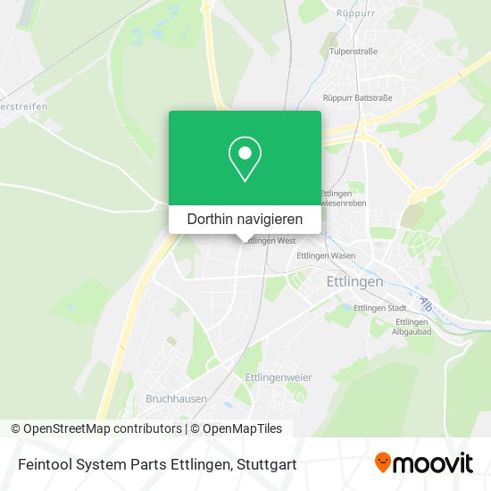 Feintool System Parts Ettlingen Karte