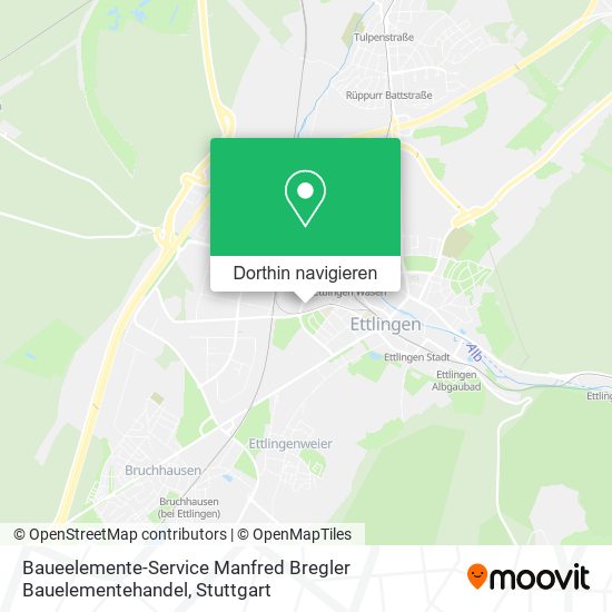 Baueelemente-Service Manfred Bregler Bauelementehandel Karte