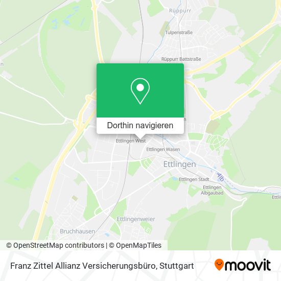 Franz Zittel Allianz Versicherungsbüro Karte