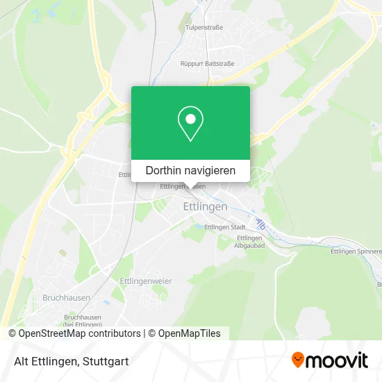 Alt Ettlingen Karte