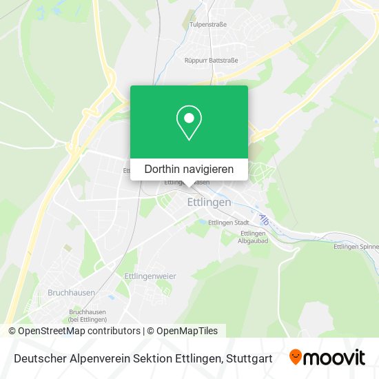 Deutscher Alpenverein Sektion Ettlingen Karte