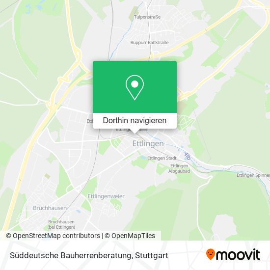 Süddeutsche Bauherrenberatung Karte