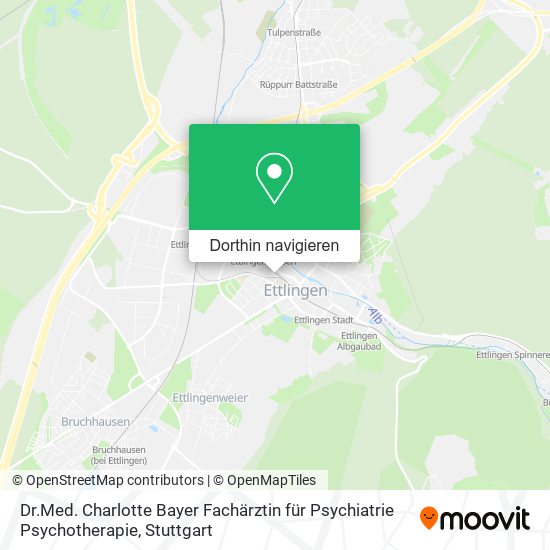 Dr.Med. Charlotte Bayer Fachärztin für Psychiatrie Psychotherapie Karte