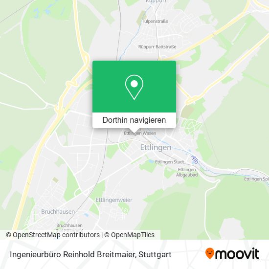 Ingenieurbüro Reinhold Breitmaier Karte