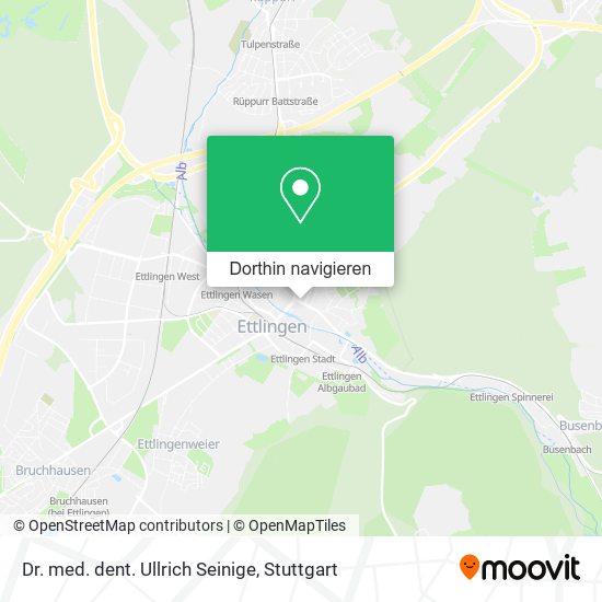 Dr. med. dent. Ullrich Seinige Karte