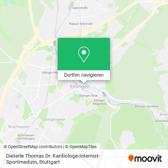 Dieterle Thomas Dr. Kardiologe-Internist-Sportmedizin Karte