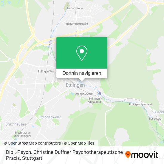 Dipl.-Psych. Christine Duffner Psychotherapeutische Praxis Karte