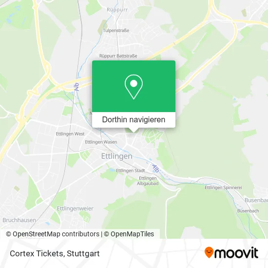 Cortex Tickets Karte