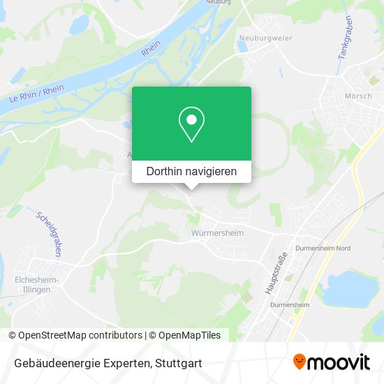 Gebäudeenergie Experten Karte