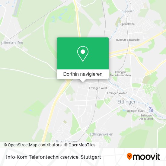 Info-Kom Telefontechnikservice Karte