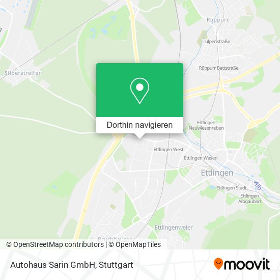 Autohaus Sarin GmbH Karte