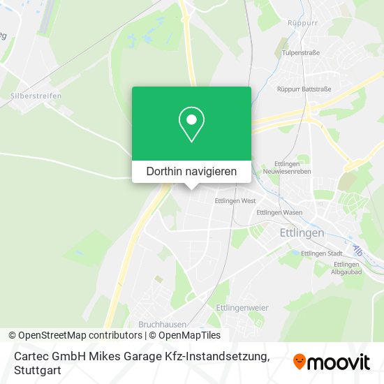 Cartec GmbH Mikes Garage Kfz-Instandsetzung Karte