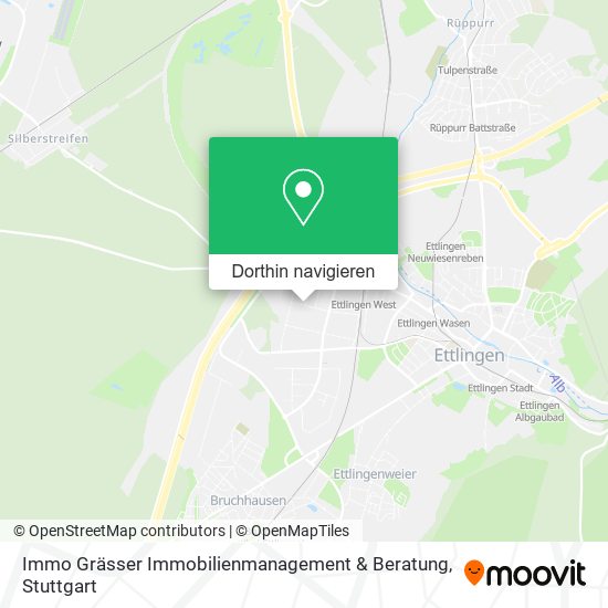 Immo Grässer Immobilienmanagement & Beratung Karte