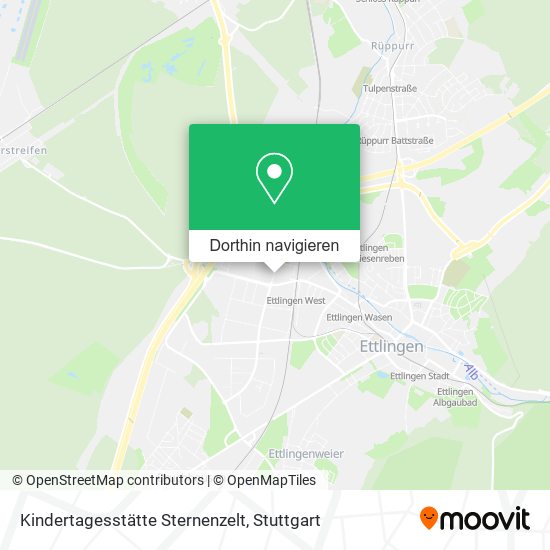 Kindertagesstätte Sternenzelt Karte