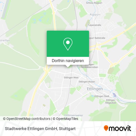 Stadtwerke Ettlingen GmbH Karte