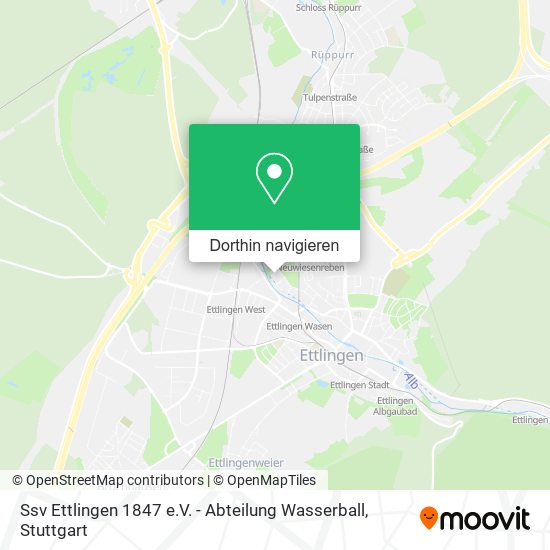 Ssv Ettlingen 1847 e.V. - Abteilung Wasserball Karte