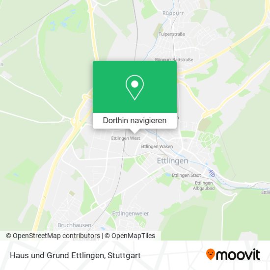 Haus und Grund Ettlingen Karte