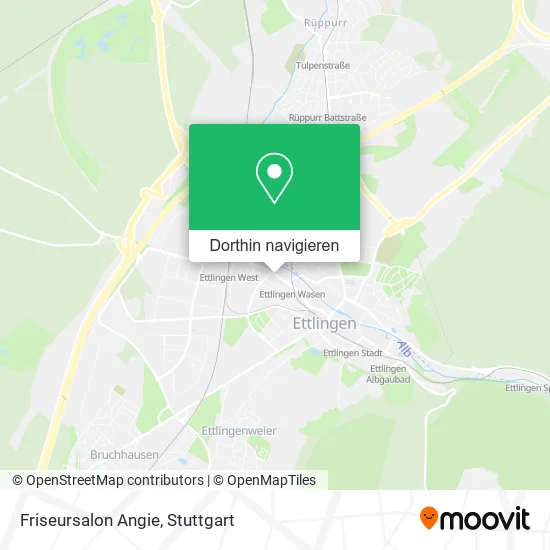 Friseursalon Angie Karte