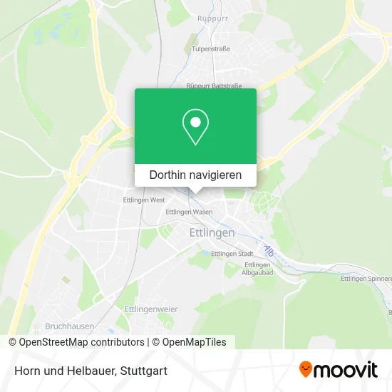 Horn und Helbauer Karte