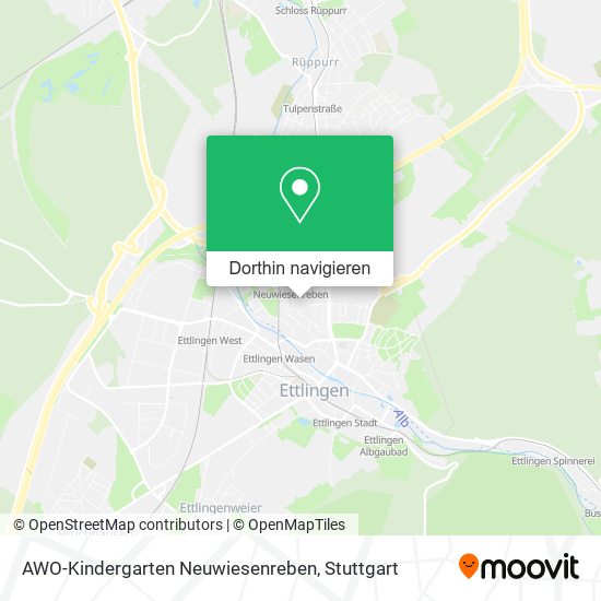 AWO-Kindergarten Neuwiesenreben Karte