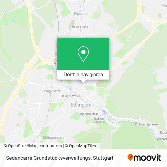 Sedancarré Grundstücksverwaltungs Karte