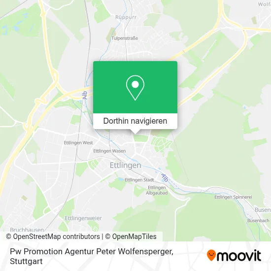 Pw Promotion Agentur Peter Wolfensperger Karte