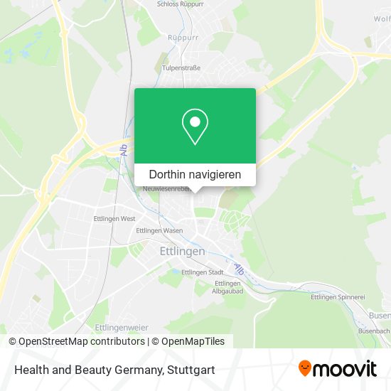 Health and Beauty Germany Karte