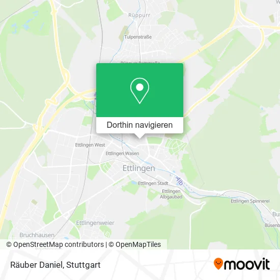 Räuber Daniel Karte