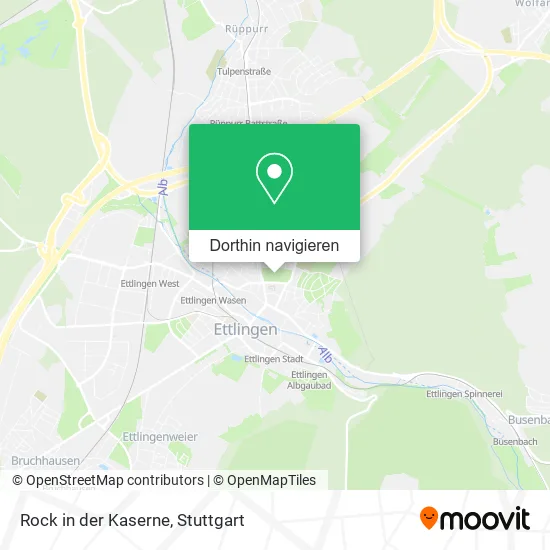 Rock in der Kaserne Karte