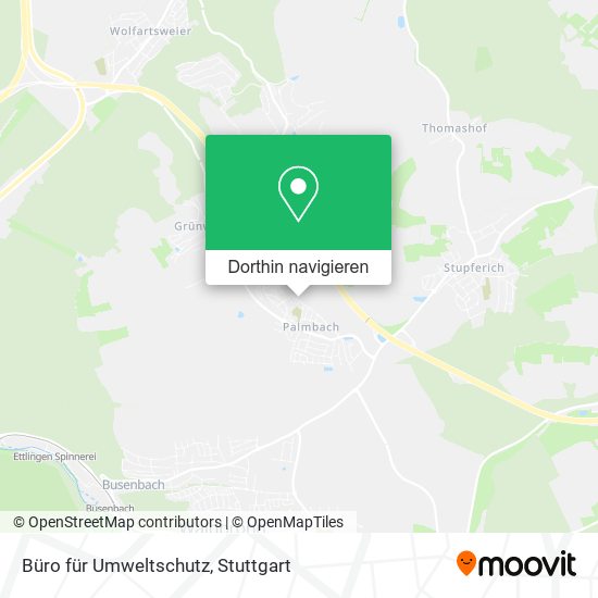Büro für Umweltschutz Karte