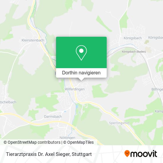Tierarztpraxis Dr. Axel Sieger Karte