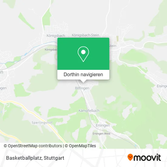 Basketballplatz Karte