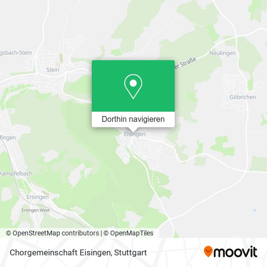 Chorgemeinschaft Eisingen Karte