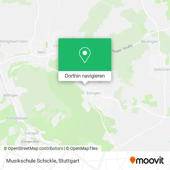 Musikschule Schickle Karte