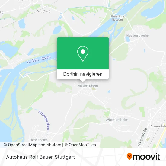 Autohaus Rolf Bauer Karte