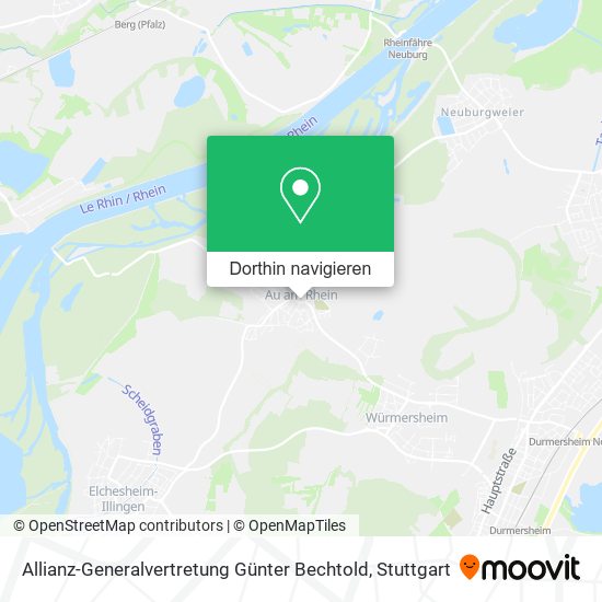Allianz-Generalvertretung Günter Bechtold Karte