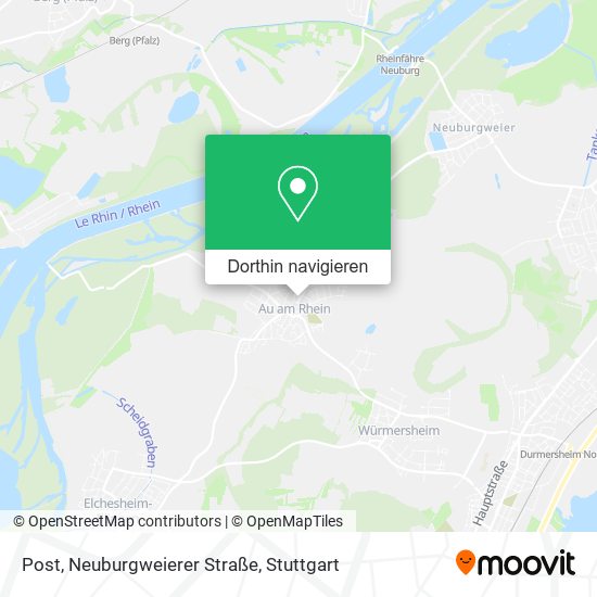 Post, Neuburgweierer Straße Karte