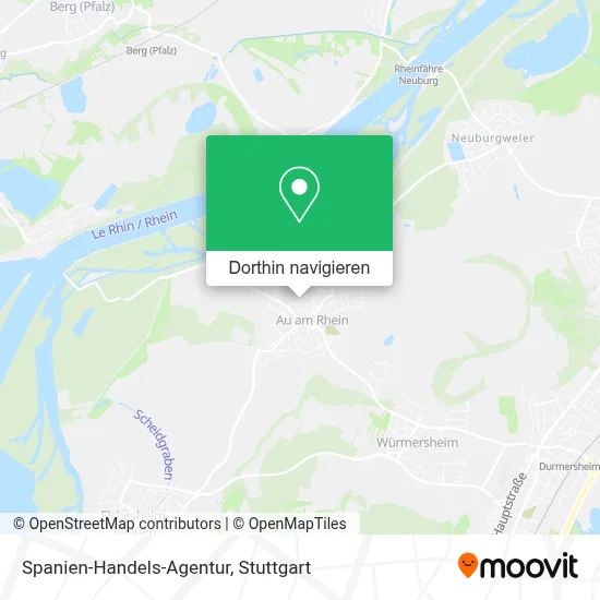 Spanien-Handels-Agentur Karte