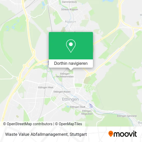 Waste Value Abfallmanagement Karte