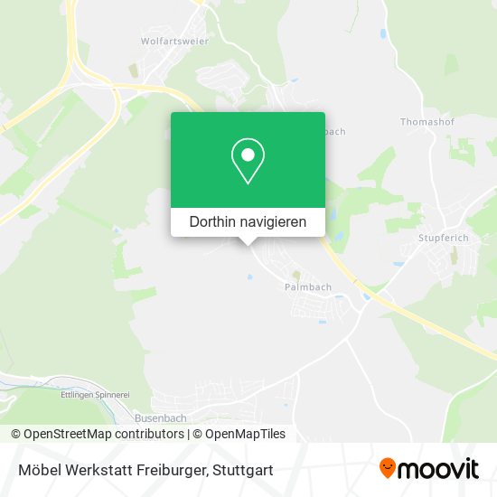 Möbel Werkstatt Freiburger Karte