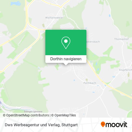 Dws Werbeagentur und Verlag Karte