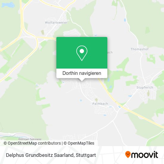 Delphus Grundbesitz Saarland Karte