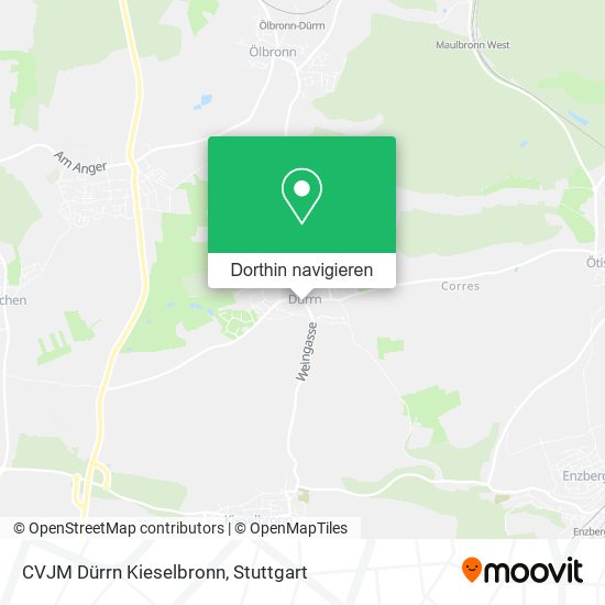 CVJM Dürrn Kieselbronn Karte