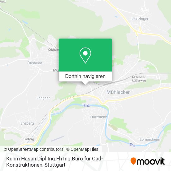 Kuhm Hasan Dipl.Ing.Fh Ing.Büro für Cad-Konstruktionen Karte