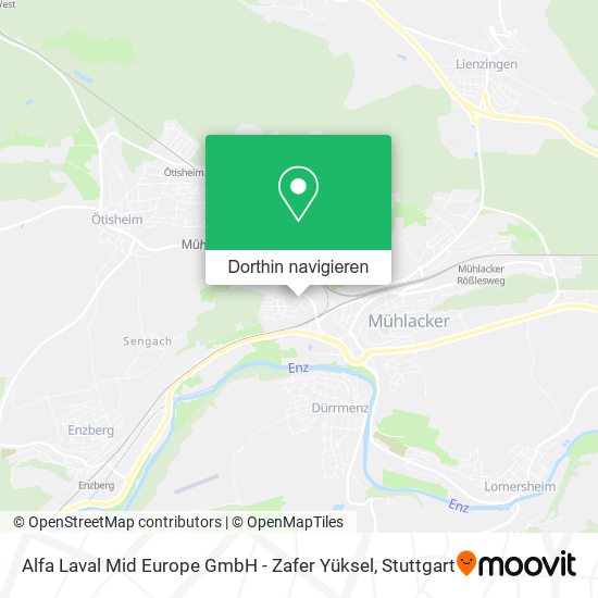 Alfa Laval Mid Europe GmbH - Zafer Yüksel Karte