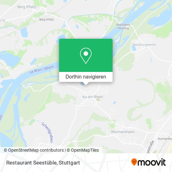 Restaurant Seestüble Karte